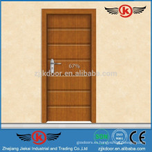 JK-P9228 dormitorio decorativo puerta / pvc puerta empotrada / polywood pvc puerta